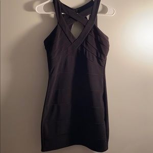 Criss Cross Little Black Dress
